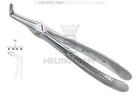 Helmut Zepf extraction forceps lower roots #45-Sb No.12.045.15 dental surgical instrument for precise root removal