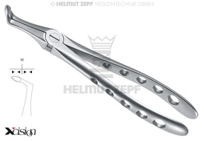 Root Tip Forceps #45Sb Lower Jaw Xcision-Line Rescue-Line by Helmut Zepf 12.045.15Z