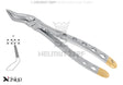 Helmut Zepf #51A diamond coated extraction forceps upper jaw roots, English Pattern Xcision-Line®