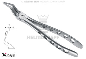Root Tip Forceps #51-Sb Serrated Edges Upper Roots Xcision-Line Helmut Zepf 12.051.15ZS