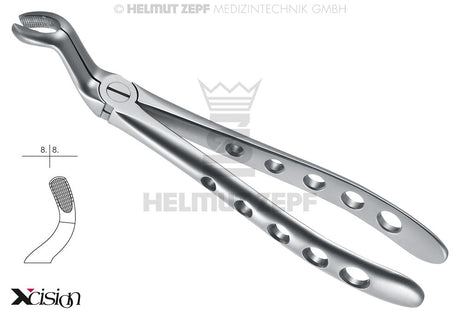 Helmut Zepf #67A upper wisdom teeth extraction forceps English Pattern Xcision-Line dental instrument No. 12.067.01Z