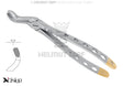 Helmut Zepf #67A diamond coated upper wisdom teeth extraction forceps English Pattern Xcision-Line