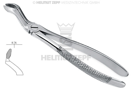 Helmut Zepf #67-A upper wisdom teeth extraction forceps English Pattern stainless steel dental instrument