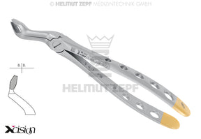 Helmut Zepf #67A upper wisdom teeth extraction forceps diamond coated English Pattern Modified Xcision-Line
