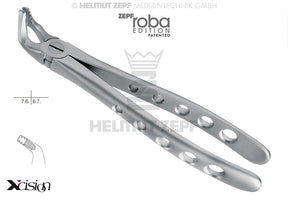 Helmut Zepf 12.221.90Z Extraction Forceps #321 Modified Roba-Edition, lower premolars, Xcision-Line