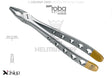 Helmut Zepf 12.234.07ZD Extraction Forceps #34N Modified Roba-Edition, diamond coated, upper incisors and canines