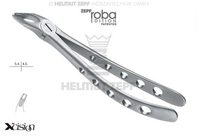 upper premolar extraction forceps English pattern #35N Modified Roba-Edition Xcision-Line Helmut Zepf 12.235.07Z