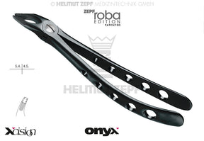 dental extraction forceps upper premolars diamond coated, Roba-Edition #35N Modified Xcision-Line Onyx Coating by Helmut Zepf