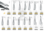 dental extraction forceps upper premolars diamond coated Roba-Edition #35N Modified Onyx Coating Xcision-Line Helmut Zepf