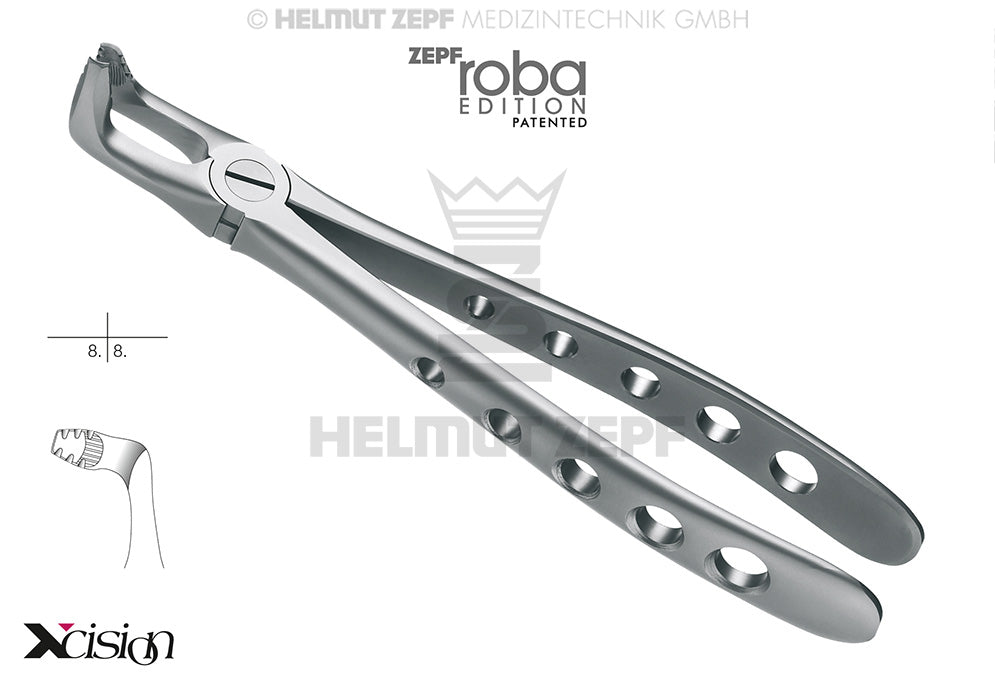 lower wisdom teeth extraction forceps English pattern #79 Modified Roba-Edition Xcision-Line Helmut Zepf 12.279.90Z