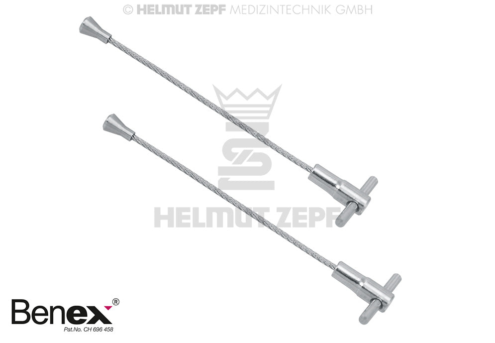 Benex Extraction System Pullrope Only 48mm by Helmut Zepf, 2-piece packing unit for atraumatic tooth extraction