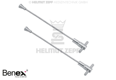 Benex Extraction System Pullrope Only 48mm by Helmut Zepf, 2-piece packing unit for atraumatic tooth extraction