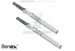 Benex Extraction System Dental Bur Ø2.1mm for Short Fat Screw 12.300.65, 2Pcs Pack – Helmut Zepf 12.300.35