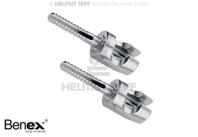 Benex Extraction System Short Screws 10mm Ø2.1mm 1 Pair Dental Extraction Tools by Helmut Zepf