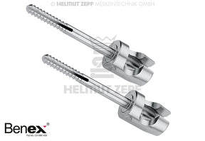 Benex Extraction System Large Screws 16mm x 1.6mm Long for Atraumatic Tooth Extraction by Helmut Zepf Pack of 2