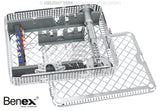 Benex II Basic Set dental extraction kit by Dr. Syfrig in ZEPFcare washbasket, Helmut Zepf No. 12.303.00