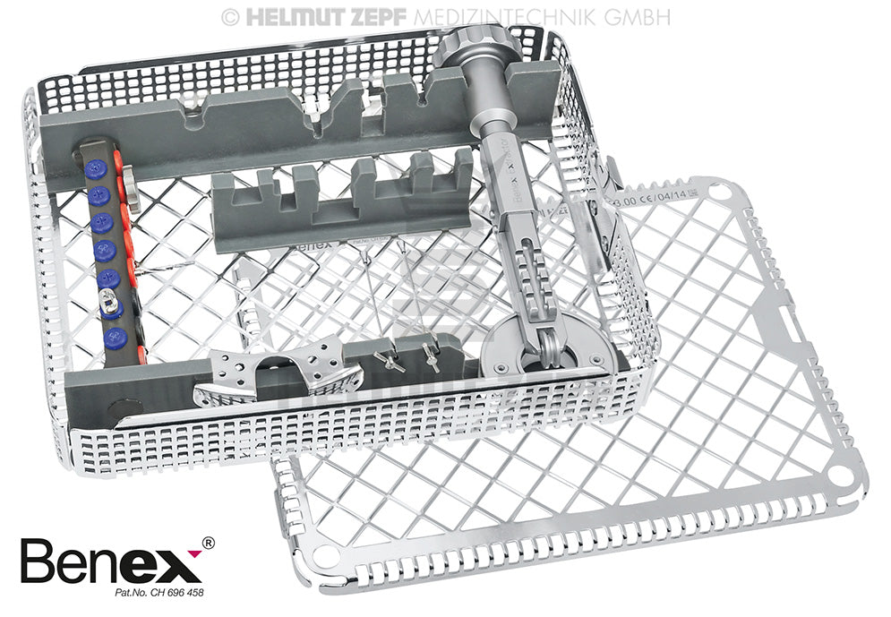 Benex II Economy Set dental instrument by Dr. Syfrig in ZEPFcare washbasket – Helmut Zepf No. 12.304.00
