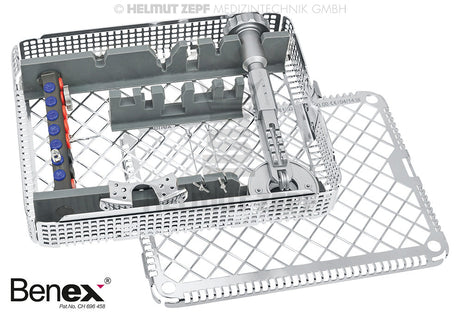 Benex II Economy Set dental instrument by Dr. Syfrig in ZEPFcare washbasket – Helmut Zepf No. 12.304.00