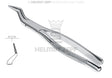 upper incisor extraction forceps American pattern #64 by Helmut Zepf, stainless steel dental tool for upper roots