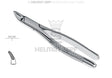 Helmut Zepf #101 deciduous teeth extraction forceps, Hull American Pattern, stainless steel dental tool