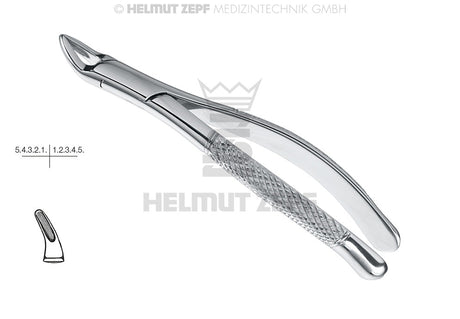 Helmut Zepf pediatric extraction forceps upper teeth Cryer #150-S American Pattern No. 14.150.05