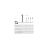 Busch 141A 035 HP SURGERY ROUND CARBIDE - (Pack of 2) Bur Made in Germany