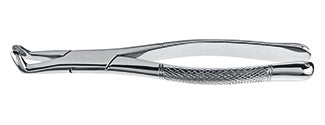 Helmut Zepf lower third molar extraction forceps American pattern #222, stainless steel dental instrument