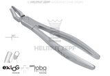 upper left molar extraction forceps exLOG #18 deep parallel grip beaks Helmut Zepf 15.218.00