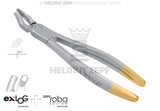 Helmut Zepf exLOG #18 upper molar extraction forceps diamond coated jaws for upper left molars deep parallel grip