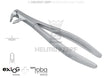 Helmut Zepf exLOG #22 extraction forceps deep parallel grip special beaks dental tool No. 15.222.00