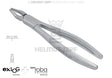 Helmut Zepf exLOG #34N upper incisor extraction forceps deep parallel grip Roba special beaks dental tool