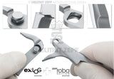 Helmut Zepf exLOG #34N upper incisor extraction forceps deep parallel grip Roba special beaks