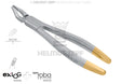 upper premolar extraction forceps diamond coated exLOG #35N Modified Roba-Edition deep parallel grip beaks Helmut Zepf