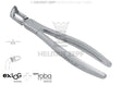 Helmut Zepf exLOG #79A lower wisdom teeth extraction forceps with special beaks for deep and parallel grip No. 15.279.90