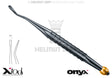 Root Tip Elevator #77L Distal 4.5mm Onyx Coating Yellow X-Tool Handle by Helmut Zepf