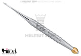 Root Tip Elevator H-Tool #5 Straight 3.0mm Yellow Metallic ID Ball by Helmut Zepf 17.009.05