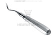 curved root elevator Flohr handle #2 by Helmut Zepf 17.010.02 – stainless steel dental instrument
