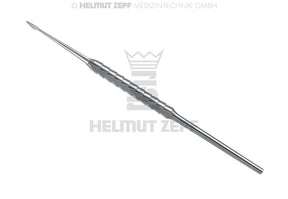 root elevator approximal desmotome dental instrument #0 straight 3mm single-ended ZEPF handle Helmut Zepf 17.045.00