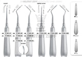Heidbrink root tip elevator curved mini handle 2.0mm #2 dental instrument by Helmut Zepf 17.051.02