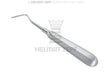 Heidbrink root tip elevator curved #3 by Helmut Zepf, stainless steel dental instrument No. 17.051.03K