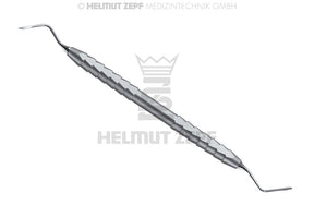 Heidbrink root tip elevator dental instrument #1 Double-Ended 1.5mm tip Helmut Zepf ZEPF-Line handle