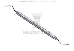 Heidbrink root tip elevator dental instrument #3 double-ended 2.5mm tip ZEPF-Line handle by Helmut Zepf