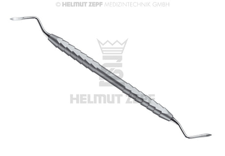 Heidbrink root tip elevator dental instrument #3 double-ended 2.5mm tip ZEPF-Line handle by Helmut Zepf