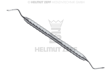 Root Tip Elevator Heidbrink #2 Serrated 2.0mm Double-Ended ZEPF Handle by Helmut Zepf 17.056.02