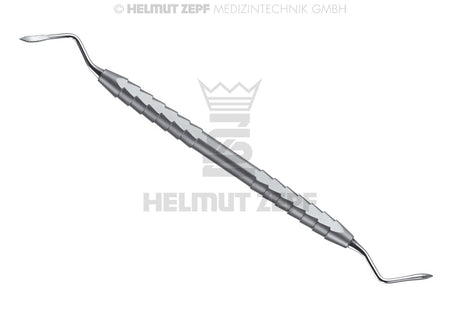 Root Tip Elevator Heidbrink #3 Serrated 2.5mm Double-Ended ZEPF Handle by Helmut Zepf