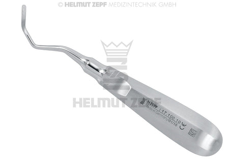 Helmut Zepf Root Tip Elevator Miller #10 Standard Handle with Thumb Rest – Precision Dental Surgical Instrument