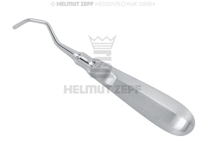 Root Tip Elevator Miller #11 Standard Handle with Thumb Rest by Helmut Zepf No. 17.100.11 dental instrument