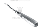 Bayonet root elevator dental instrument Root Tip Elevator #57 Ø4mm Standard Handle Thumb Rest Helmut Zepf 17.100.57