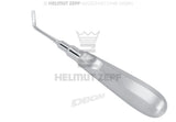 Root Tip Elevator Beck 3 curved 5mm standard handle with thumb rest by Helmut Zepf #17.201.02