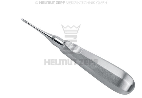 Root Tip Elevator Apical #301 by Helmut Zepf, standard handle with thumb rest for precise root fragment removal